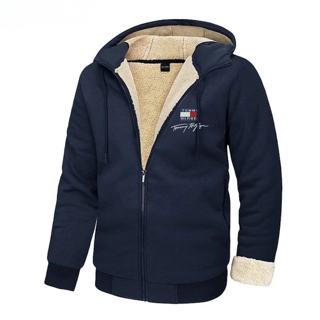 Sweat-shirt avec doublure en fourrure